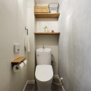 大容量の収納スペースを確保したご夫婦2人の新しい住まいの写真 トイレ