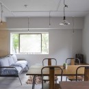 ZARAZARA House～壁・床・家具それぞれの素材を楽しむ、質感の高い空間～の写真 リビングダイニング