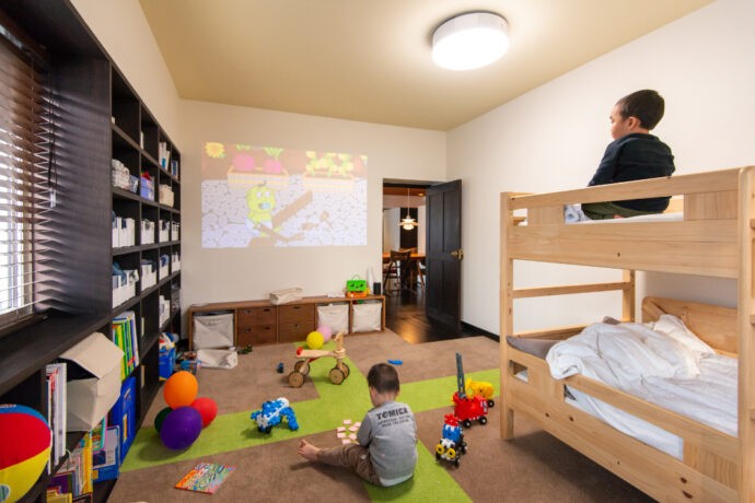 子供部屋事例：プレイルーム（計画的な住み替えリノベーションでより洗練された住まいを手に入れる）