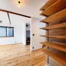 木造戸建て住宅インダストリアルリノベーション－土間スペースのある家の写真 玄関ホール
