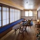 湘南平塚の家〜窓辺を豊かな居場所に変えた賃貸用のリノベーション〜の写真 開放的なリビング・ダイニング