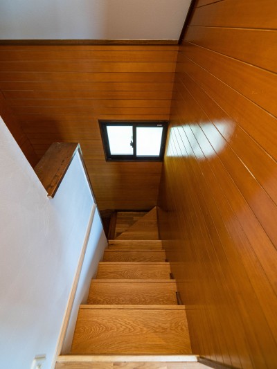 階段 (overstory　既存住宅のポテンシャルを引き出す縁の下のリノベーション)