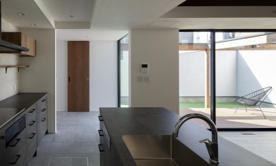 北烏山の家/House in Kitakarasuyama (キッチン)
