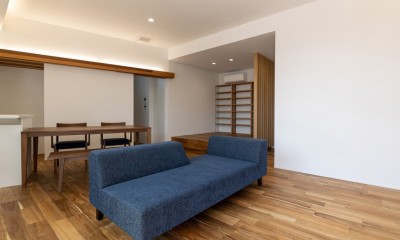 USK-FLAT　30坪のシンプルモダンな木造平屋住宅 (小上がり)