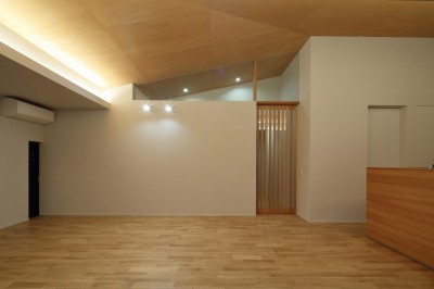 LDK (SQ-FLAT　方形屋根の30坪木造平屋住宅)