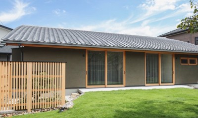 外観｜MUKURI　むくり屋根の木造平屋住宅