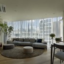 Y邸リノベーション / タワーマンション最上階住戸のリノベーションの写真 リビング