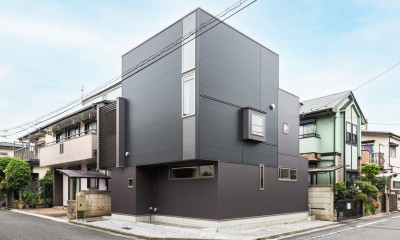 Cube-77「コンパクトな都市型住宅」 (外観)