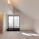 建物探訪で放送　ミニマルデザインの家の写真 主寝室