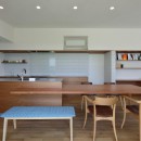 KZ-FLAT　素材感を大切にした二世帯住宅の写真 ダイニングキッチン