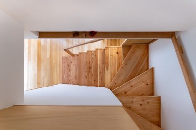 階段室 (流山の家　～大型パネル工法による高性能住宅～)