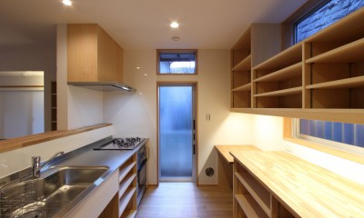 オープンキッチン｜明月谷の家『木造２階建てのリノベーション』