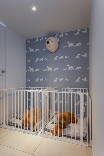 愛犬たちのベッドスペース (ヴィンテージマンションのスケルトンリノベーション)