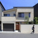 回遊&スキップフロアの2世帯住宅｜ナカニワTKハウスの写真 外観