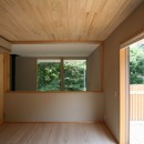 呼吸する家『谷戸に建つ穏やかな薪ストーブのある住まい』の写真 寝室