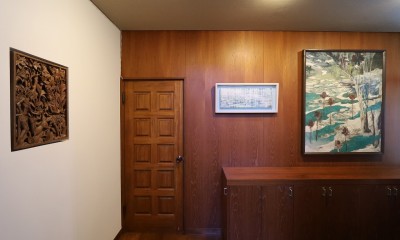 萩郷の家『築40年の木造リノベーション』 (玄関ホール)