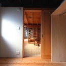 世田谷のコッテイジ、趣味のガーデニングの小さな住まいから多世代住宅へのリノベーションの写真 コッテイジ棟へ　２階個室