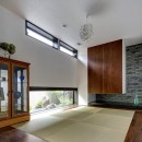 自然に囲まれた家／東京都世田谷区の写真 洋のテイストを盛り込んだ和室