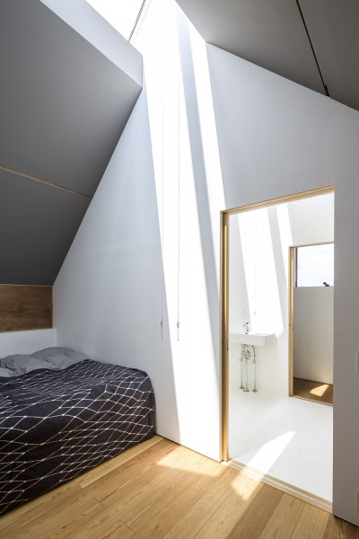 寝室 (polaris｜区画整理により敷地や周辺環境が変化する敷地に普遍的なプロトタイプを考えてみる)