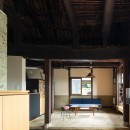 江戸時代の古民家リノベーションの写真 土間リビング