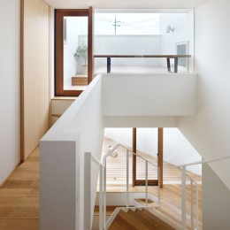箕面の家　箱が積み重なる住宅 (階段)