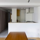 左京区マンションリノベーション(コア型収納で職住を別ける家)の写真 ダイニングキッチン