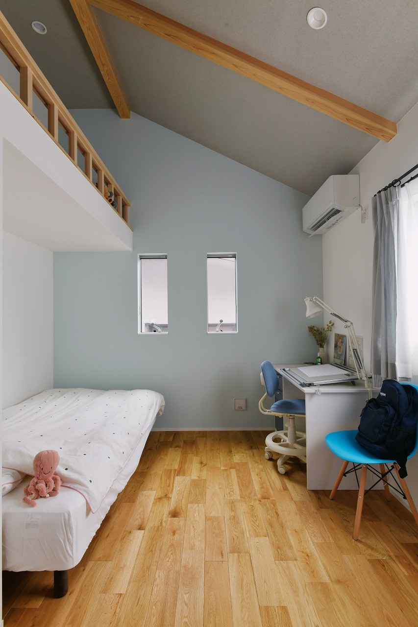 子供部屋事例：子供部屋（横浜市F様邸 ～木を感じる家～）