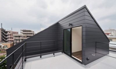 代沢の家/House in Daizawa (ルーフバルコニー)