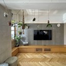 KAI house 〜 時をつなぐ住まい 〜 2世帯住宅へリノベーションの写真 リビング