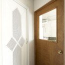 キレイ目インダストリアルの写真 洗面室のドア・リビングのドア