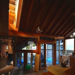 世田谷のコッテイジ、趣味のガーデニングの小さな住まいから多世代住宅へのリノベーション (多目的室)