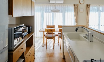 キッチン｜機能的で暮らしやすいシンプルナチュラルな家