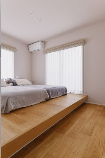 ベッドルーム事例：寝室（日本✖北欧テイストが美しい　～ジャパンディスタイルの家～）