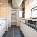無機質と上質をシンプルに表現するの写真 キッチン