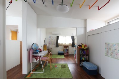 子供部屋 (四丁目の家　– 洗濯物だけは思い切り干したい、ウンテイのある家 –)