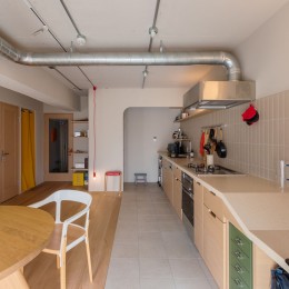 人にやさしいデザインにこだわった空間-キッチン、パントリー