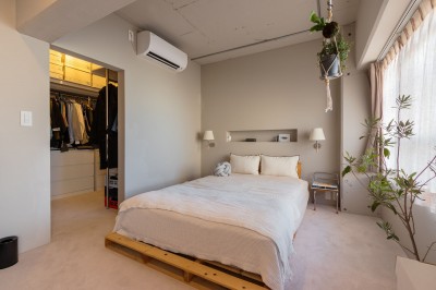 寝室スペース (人にやさしいデザインにこだわった空間)