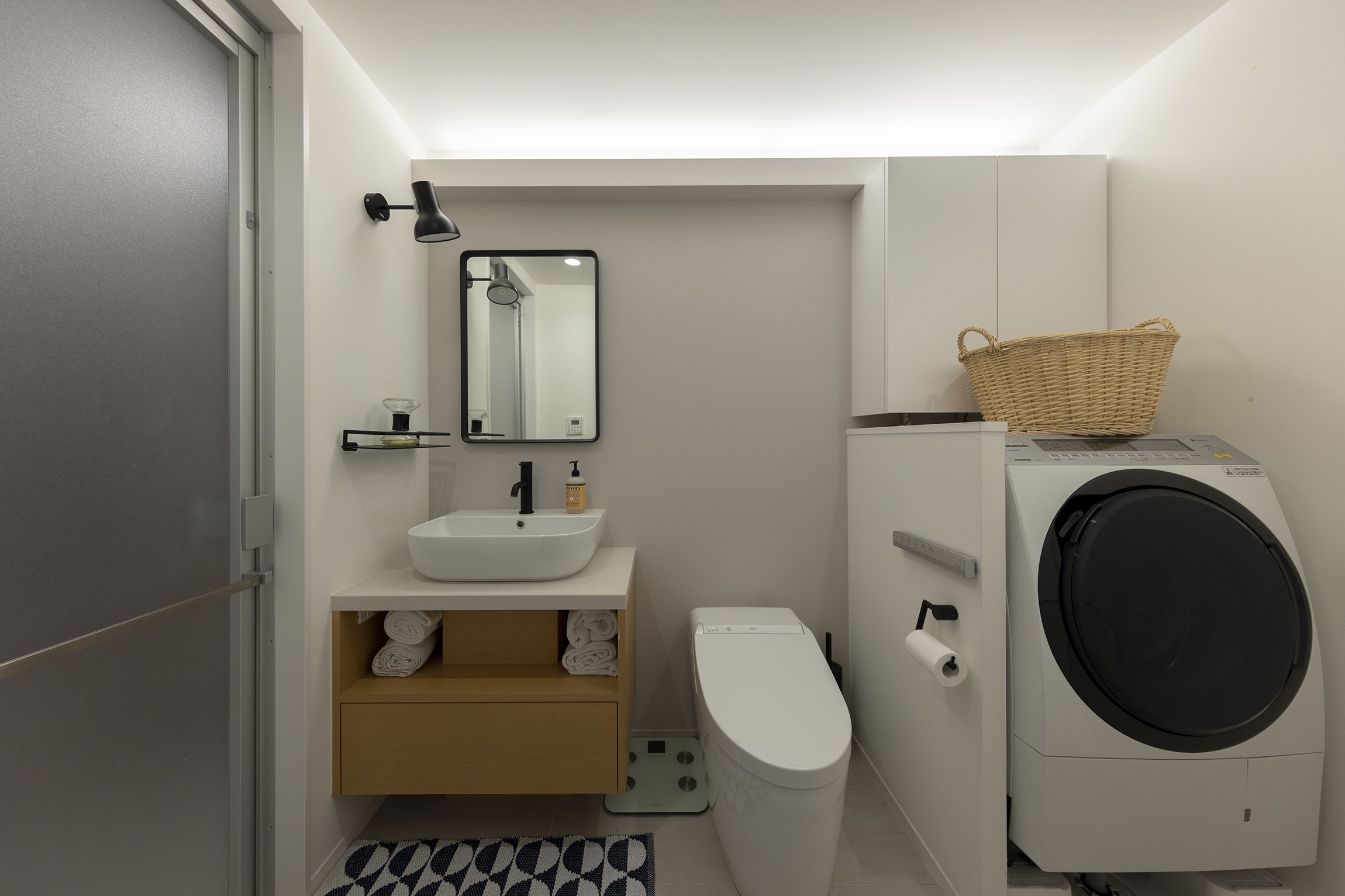 バス/トイレ事例：洗面室1（月島のリノベーション(19F)）