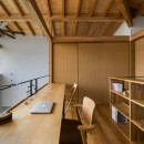 夫婦で暮らすミニマルな木造空間　：　大津の住宅の写真 書斎