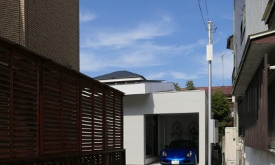 椿の家/House in Tsubaki (ガレージ)