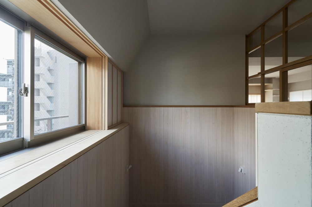 墨田の住宅 -室内階段のあるマンションリノベーション- (室内階段)