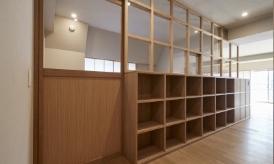 墨田の住宅 -室内階段のあるマンションリノベーション- (ホール)