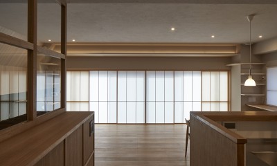 リビングダイニング｜墨田の住宅 -室内階段のあるマンションリノベーション-