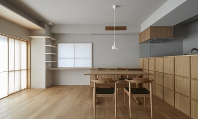 ダイニング｜墨田の住宅 -室内階段のあるマンションリノベーション-