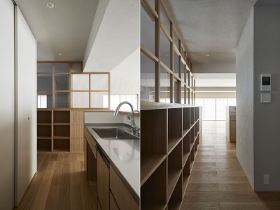 キッチン (墨田の住宅 -室内階段のあるマンションリノベーション-)
