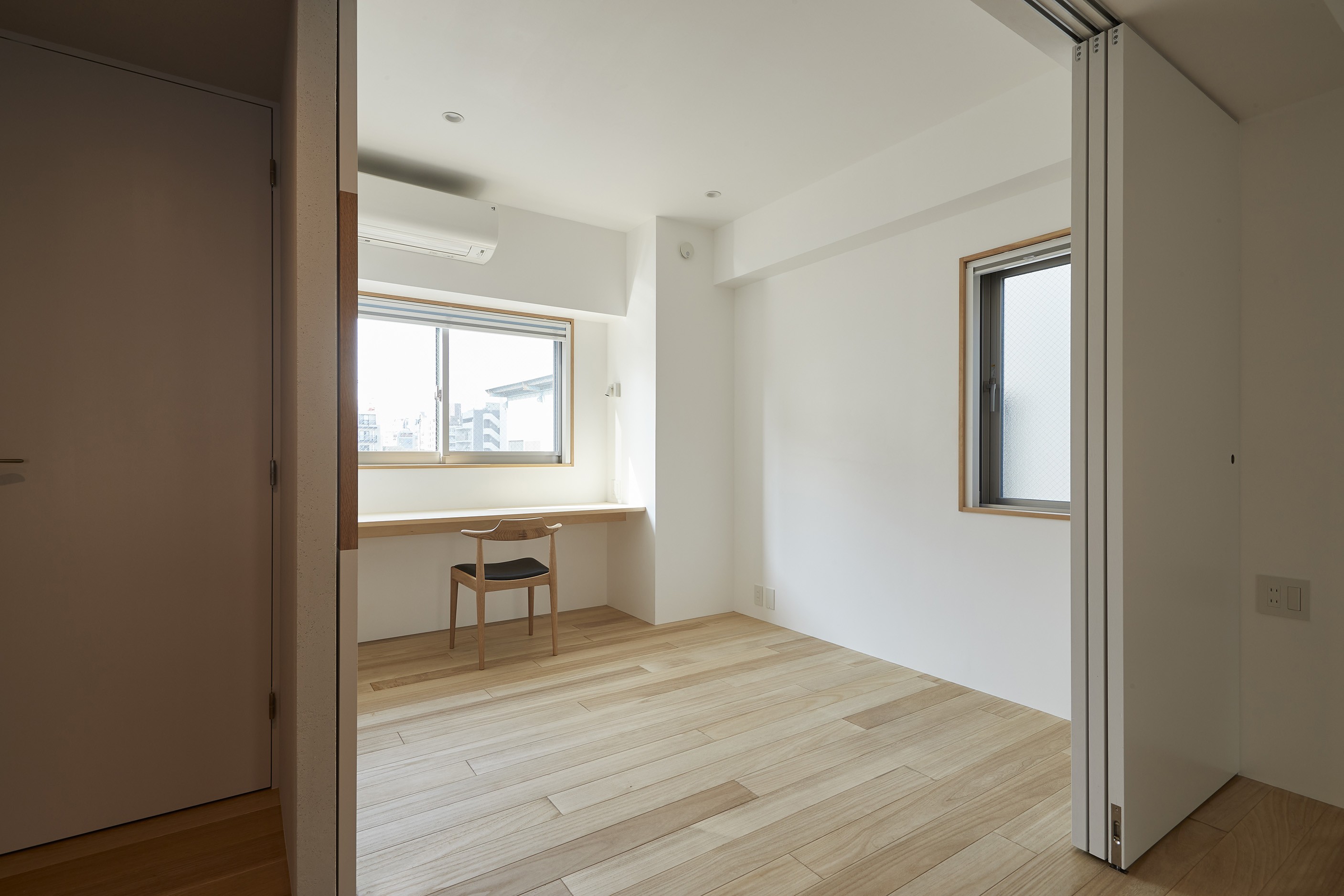 ベッドルーム事例：ベッドルーム（墨田の住宅 -室内階段のあるマンションリノベーション-）