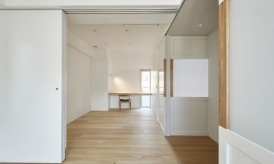 ベッドルーム｜墨田の住宅 -室内階段のあるマンションリノベーション-