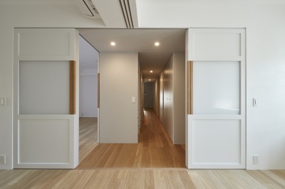 ベッドルーム (墨田の住宅 -室内階段のあるマンションリノベーション-)