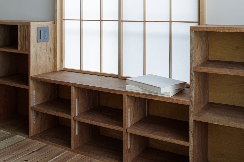 鎌倉の住宅 -ゆるやかな繋がりのあるリノベーション- (ベッドルーム)