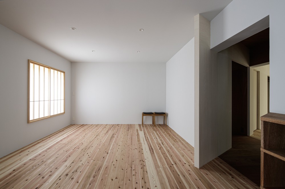 鎌倉の住宅 -ゆるやかな繋がりのあるリノベーション- (ベッドルーム)